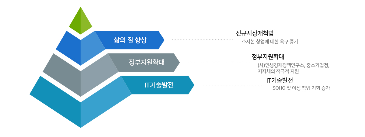 신규시장개척법,정부지원확대,IT기술발전